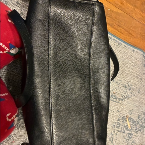 Coach Black and Tan Signature Tote - Picture 3 of 10